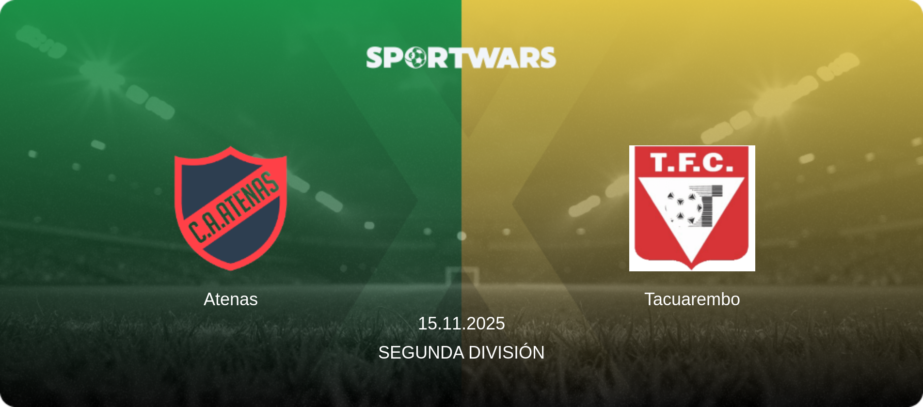 Atenas — Tacuarembo, 15.11.2025 — Segunda División (match preview)