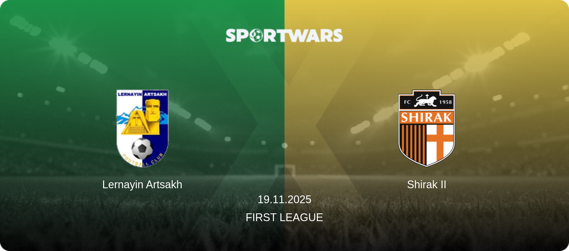 Lernayin Artsakh — Shirak II, 19.11.2025 — First League (match preview)