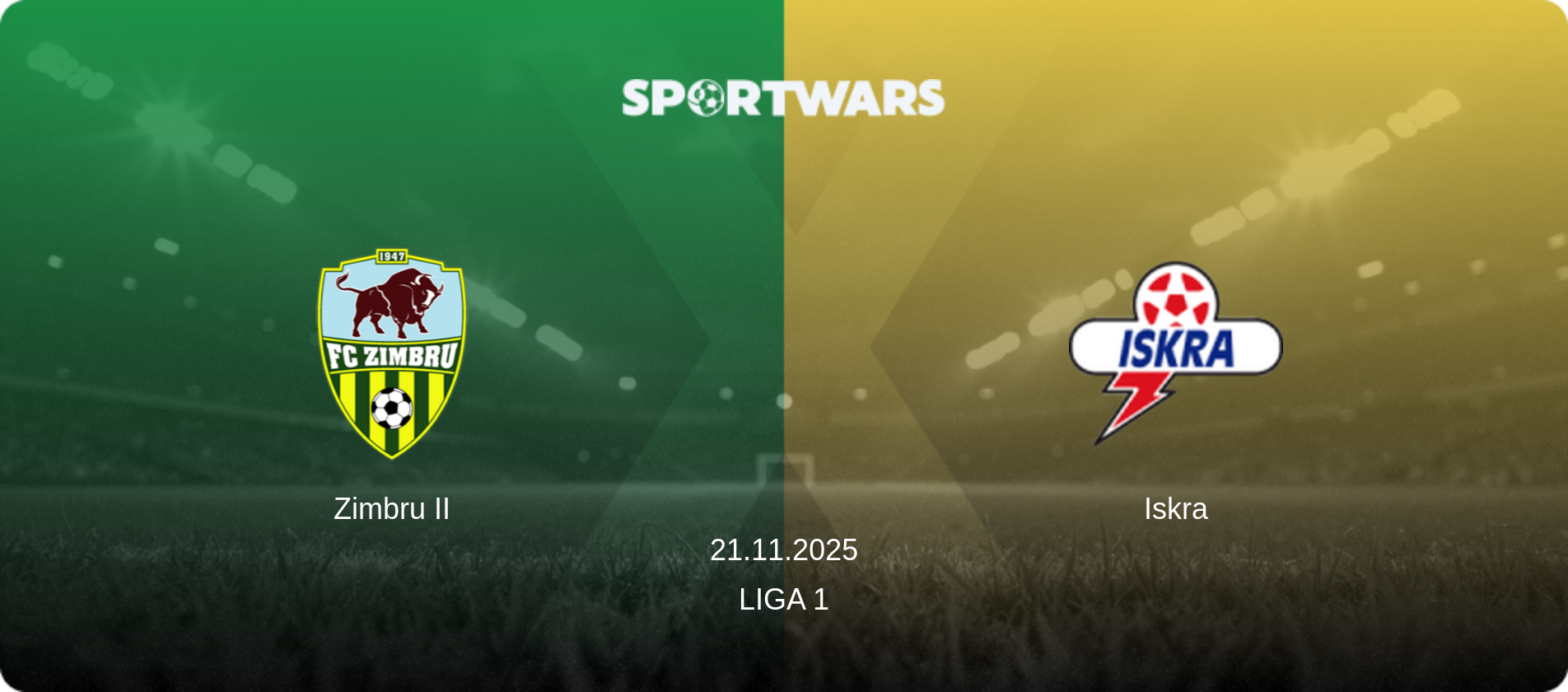 Zimbru II — Iskra, 21.11.2025 — Liga 1 (match preview)