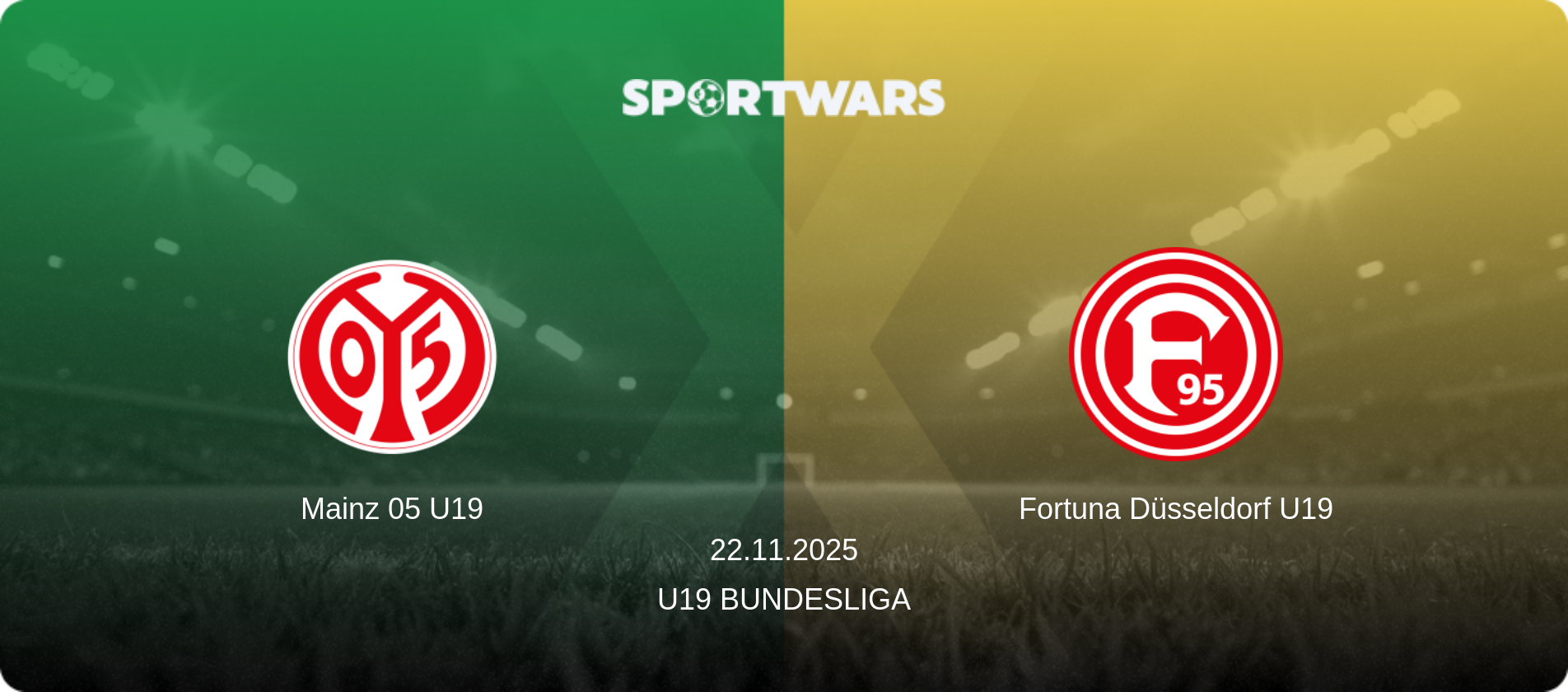 Mainz 05 U19 — Fortuna Düsseldorf U19, 22.11.2025 — U19 Bundesliga (match preview)