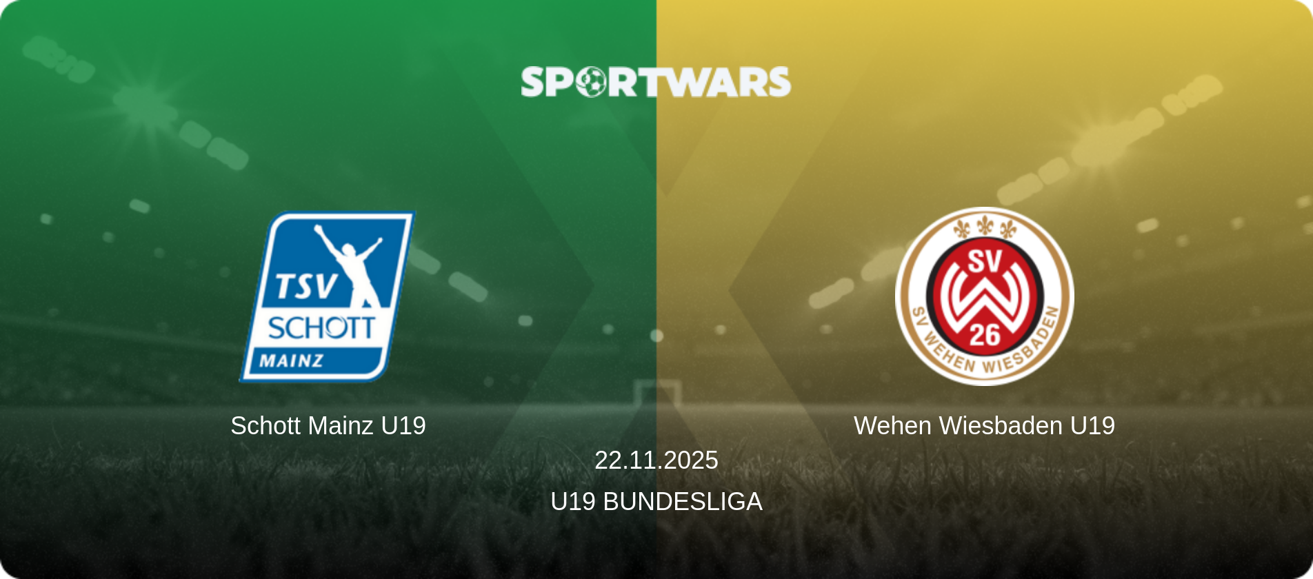 Schott Mainz U19 — Wehen Wiesbaden U19, 22.11.2025 — U19 Bundesliga (match preview)