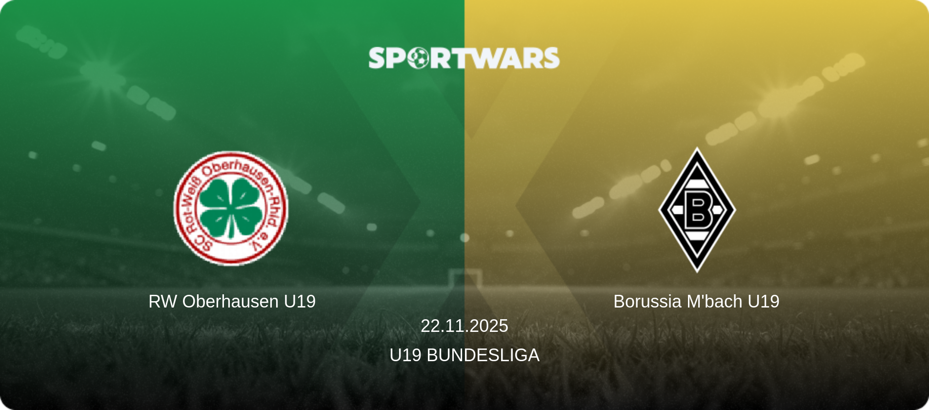 RW Oberhausen U19 — Borussia M'bach U19, 22.11.2025 — U19 Bundesliga (match preview)