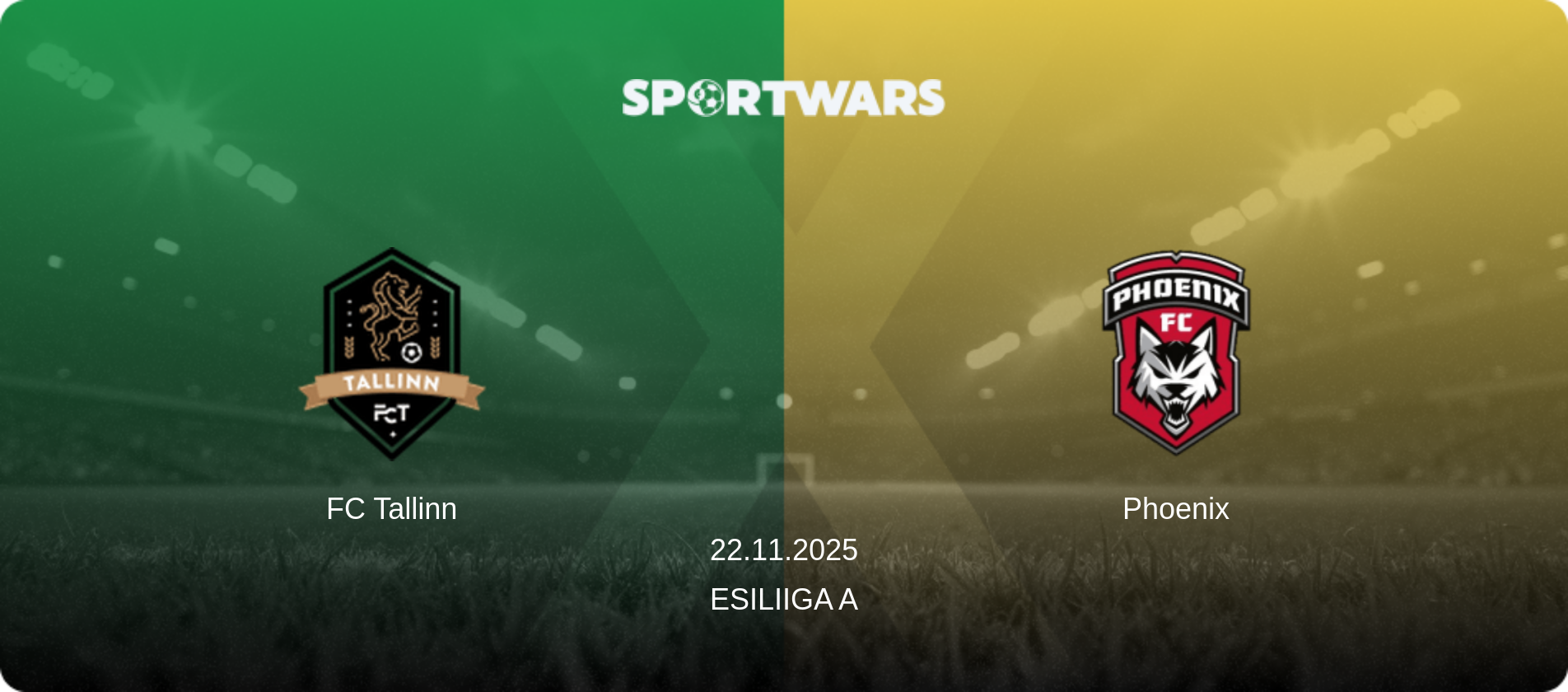 FC Tallinn — Phoenix, 22.11.2025 — Esiliiga A (match preview)