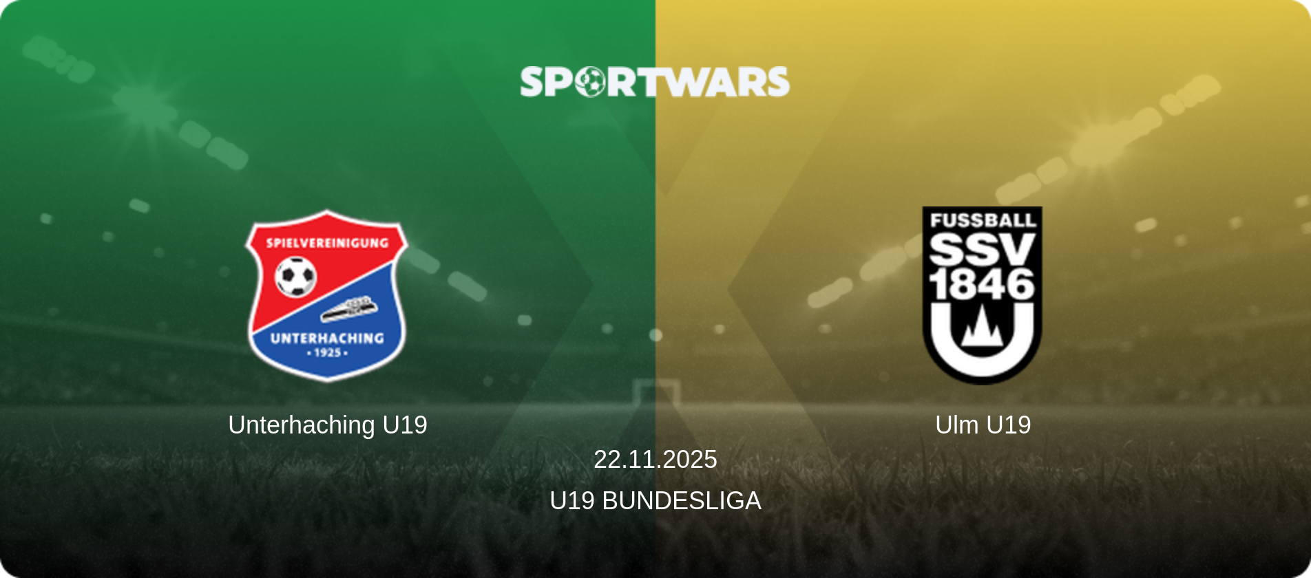 Unterhaching U19 — Ulm U19, 22.11.2025 — U19 Bundesliga (match preview)