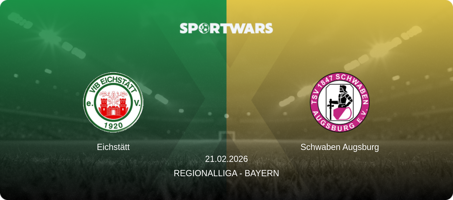 Eichstätt — Schwaben Augsburg, 21.02.2026 — Regionalliga - Bayern (match preview)