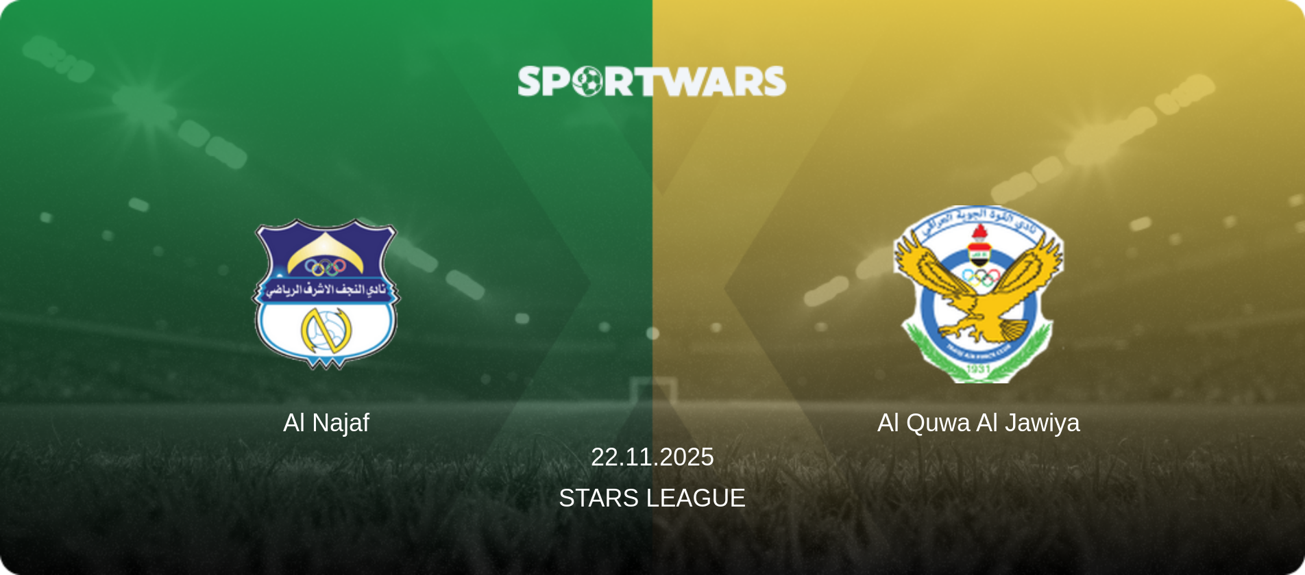 Al Najaf — Al Quwa Al Jawiya, 22.11.2025 — Stars League (match preview)