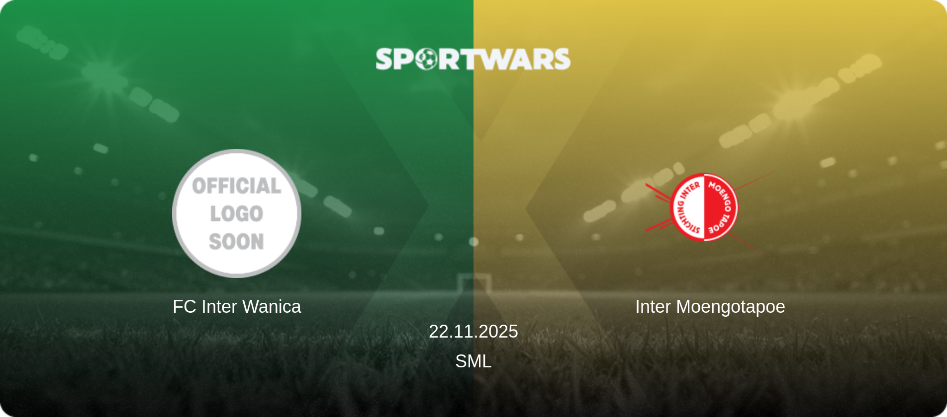 FC Inter Wanica — Inter Moengotapoe, 22.11.2025 — SML (match preview)