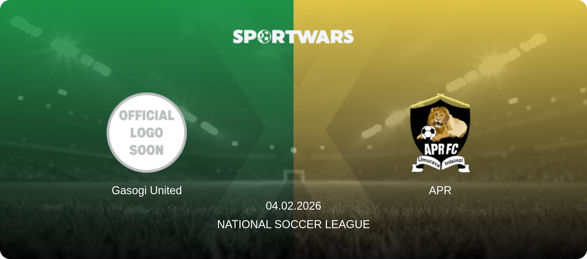 Gasogi United — APR, 04.02.2026 — National Soccer League (match preview)