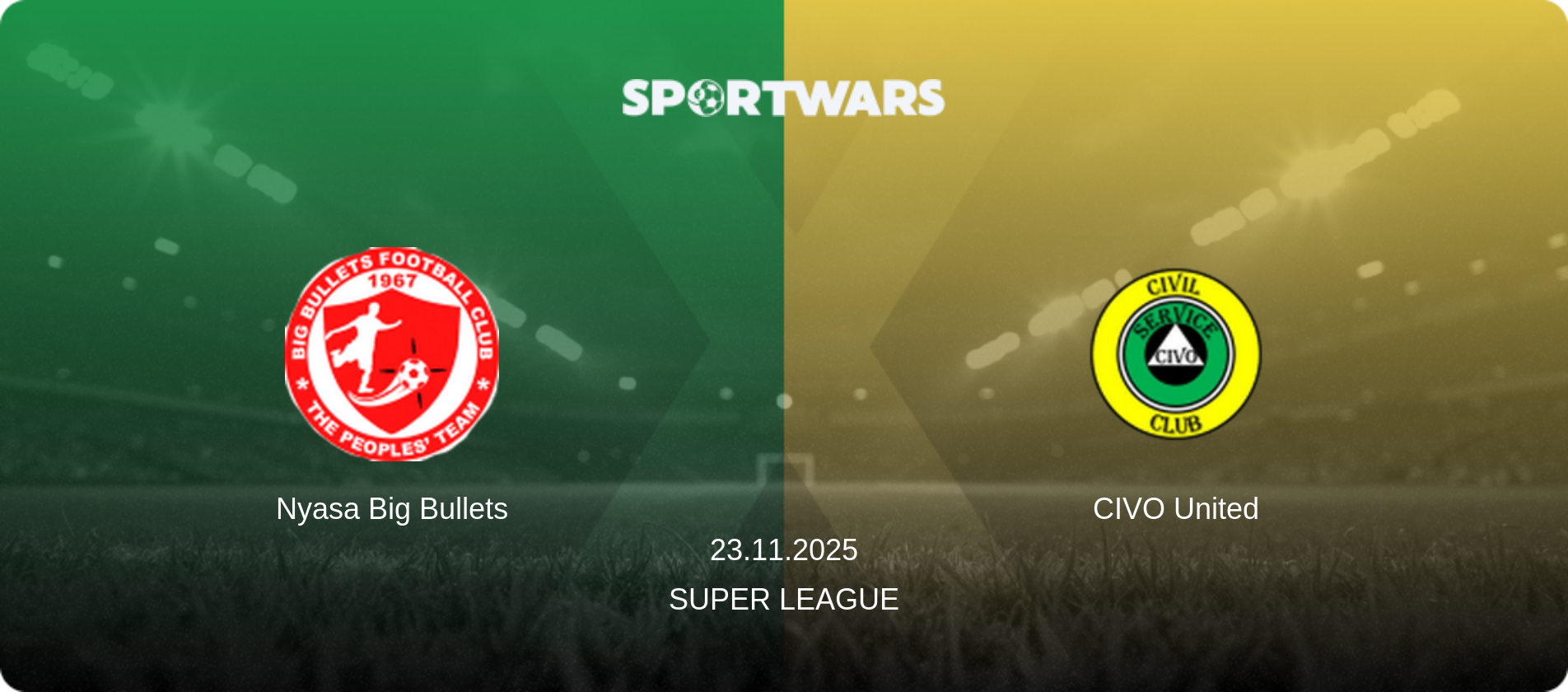Nyasa Big Bullets — CIVO United, 23.11.2025 — Super League (match preview)