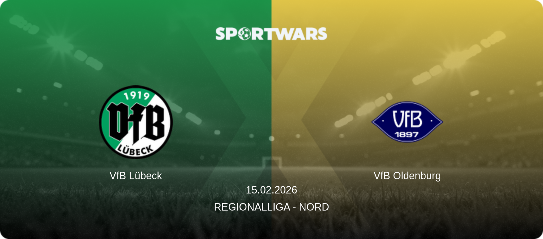 VfB Lübeck — VfB Oldenburg, 15.02.2026 — Regionalliga - Nord (match preview)