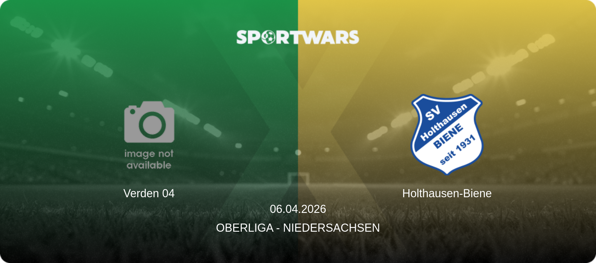 Verden 04 — Holthausen-Biene, 06.04.2026 — Oberliga - Niedersachsen (match preview)