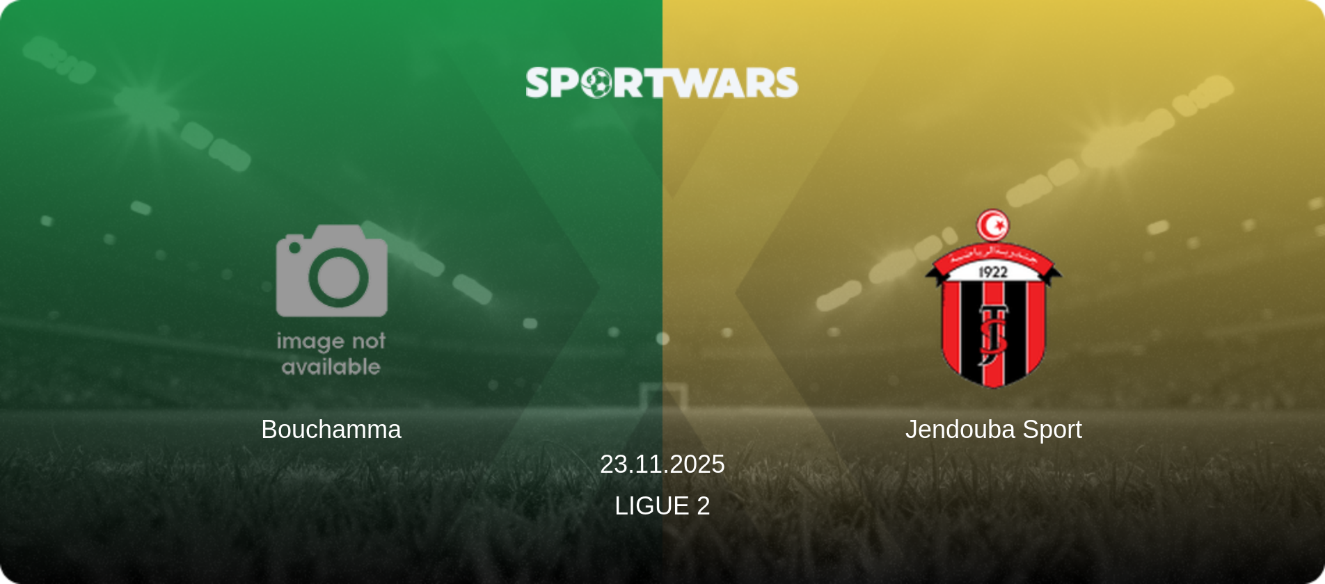 Bouchamma — Jendouba Sport, 23.11.2025 — Ligue 2 (match preview)