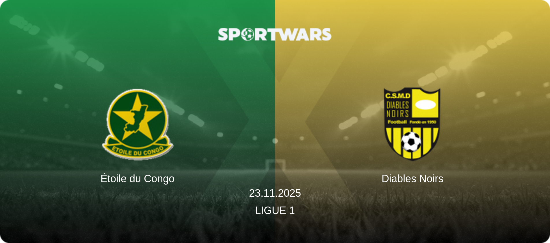 Étoile du Congo — Diables Noirs, 23.11.2025 — Ligue 1 (match preview)