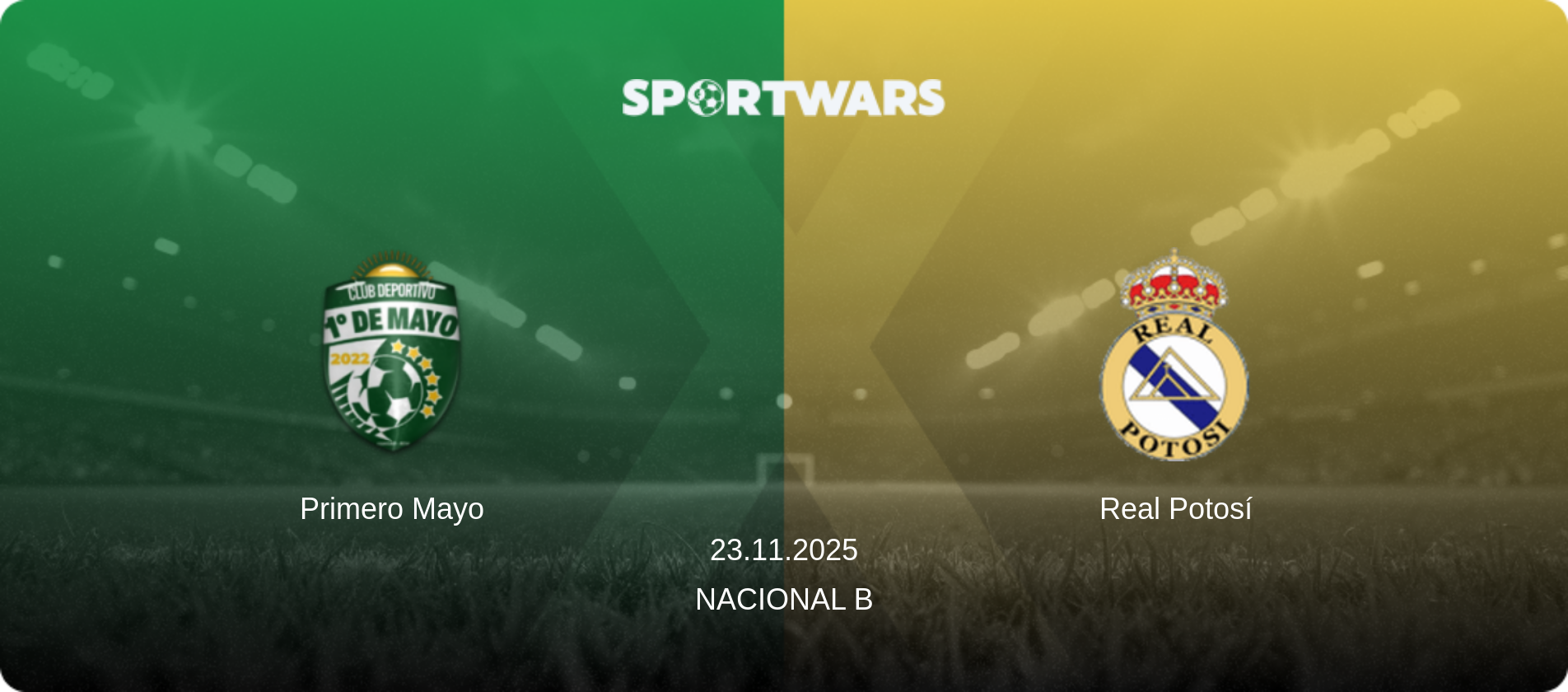 Primero Mayo — Real Potosí, 23.11.2025 — Nacional B (match preview)