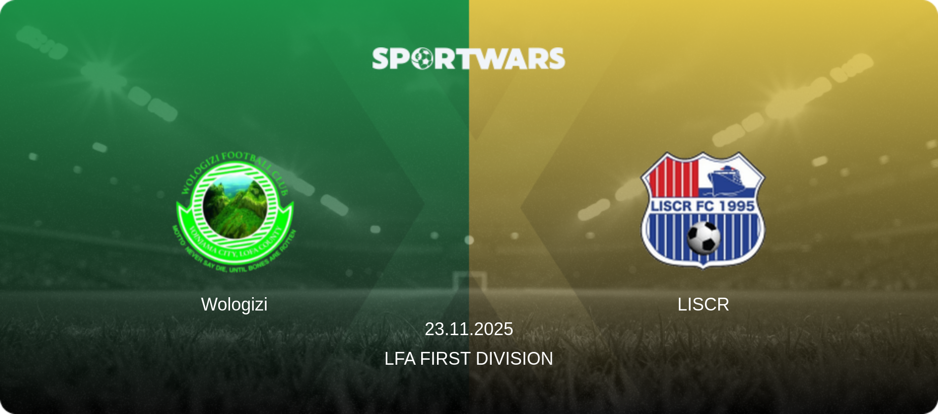 Wologizi — LISCR, 23.11.2025 — LFA First Division (match preview)