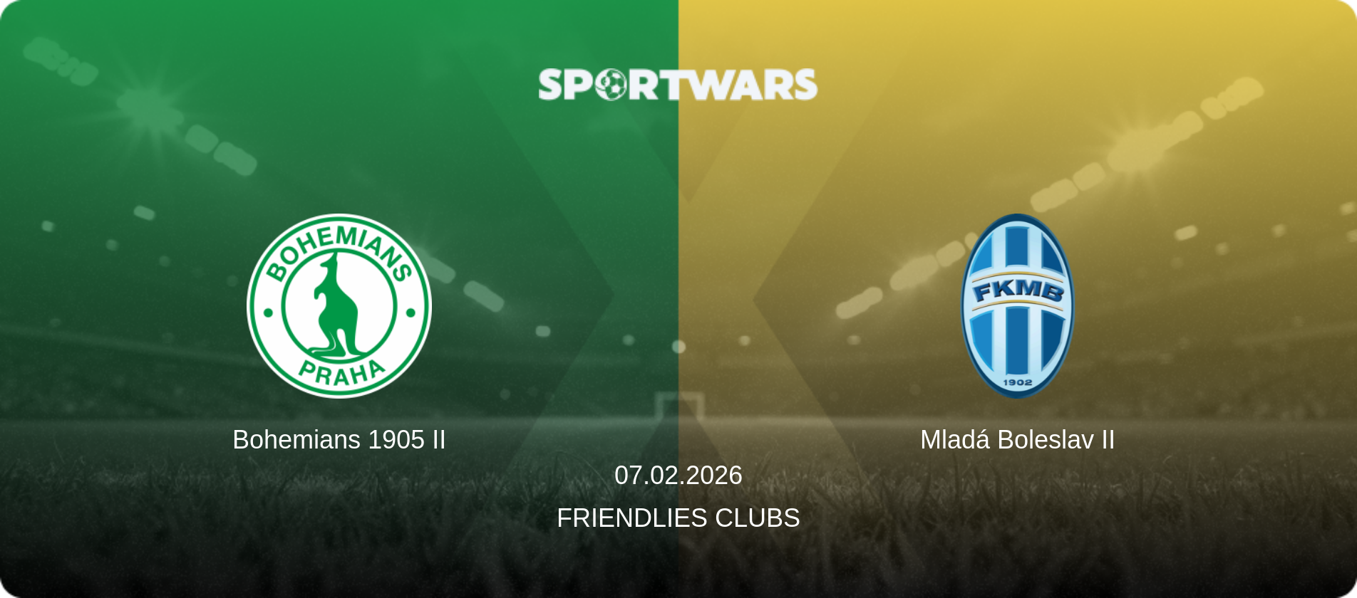Bohemians 1905 II — Mladá Boleslav II, 07.02.2026 — Friendlies Clubs (match preview)