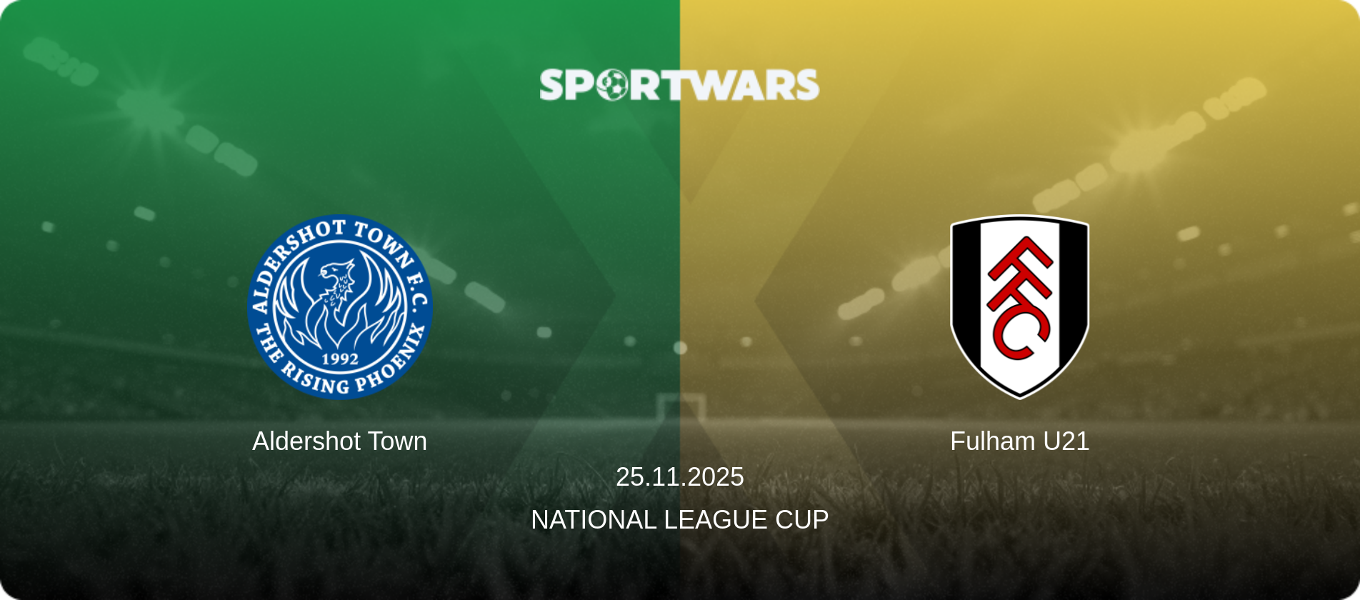Aldershot Town — Fulham U21, 25.11.2025 — National League Cup (match preview)