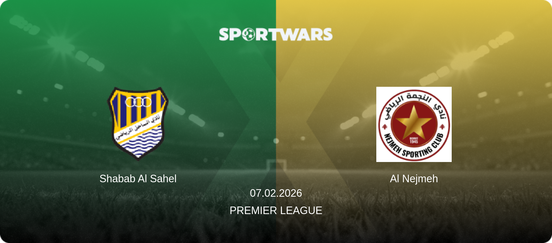Shabab Al Sahel — Al Nejmeh, 07.02.2026 — Premier League (match preview)