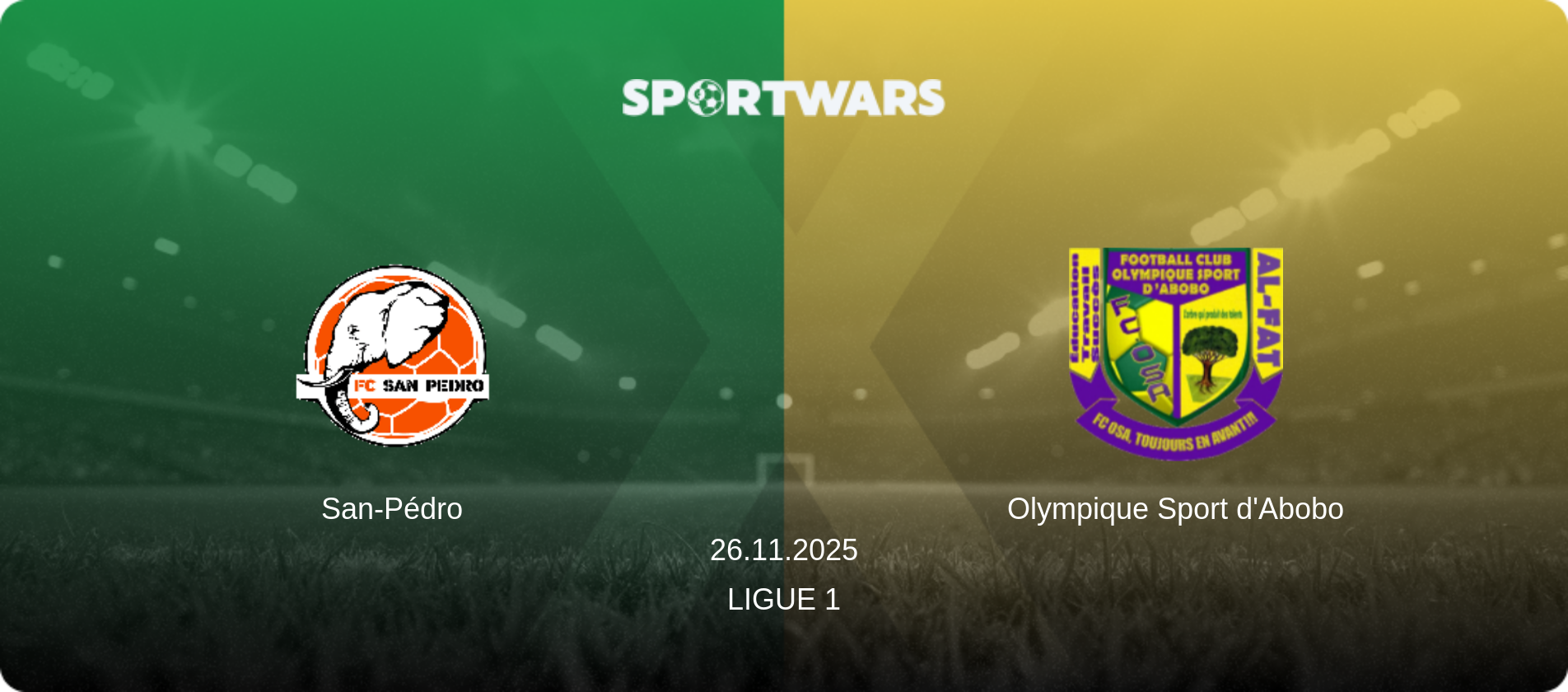 San-Pédro — Olympique Sport d'Abobo, 26.11.2025 — Ligue 1 (match preview)