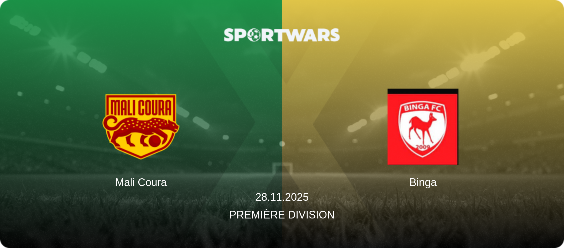 Mali Coura — Binga, 28.11.2025 — Première Division (match preview)