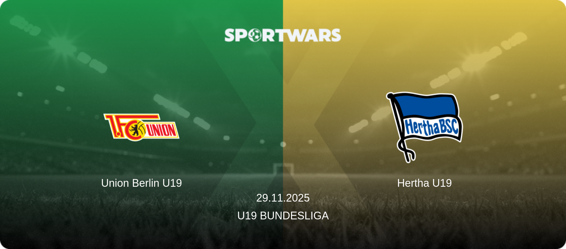 Union Berlin U19 — Hertha U19, 29.11.2025 — U19 Bundesliga (match preview)