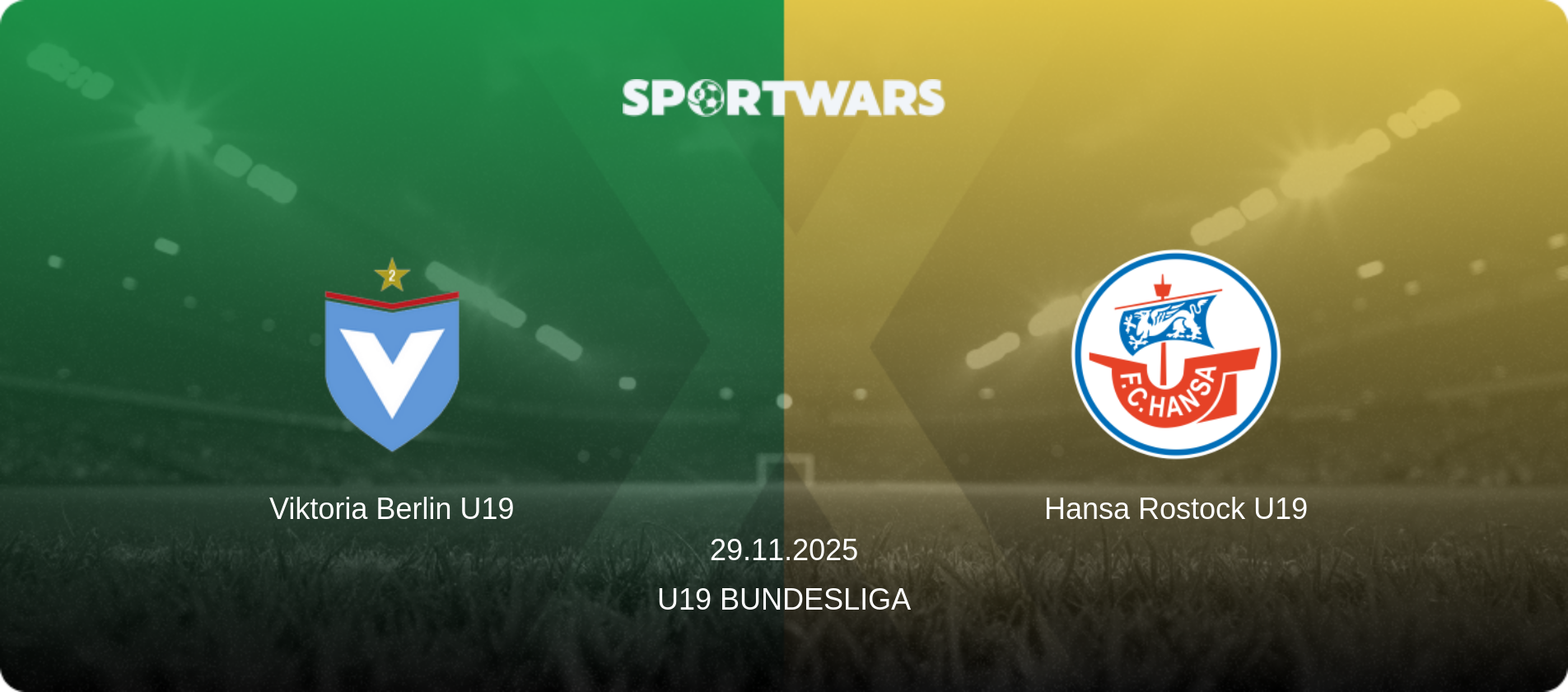 Viktoria Berlin U19 — Hansa Rostock U19, 29.11.2025 — U19 Bundesliga (match preview)