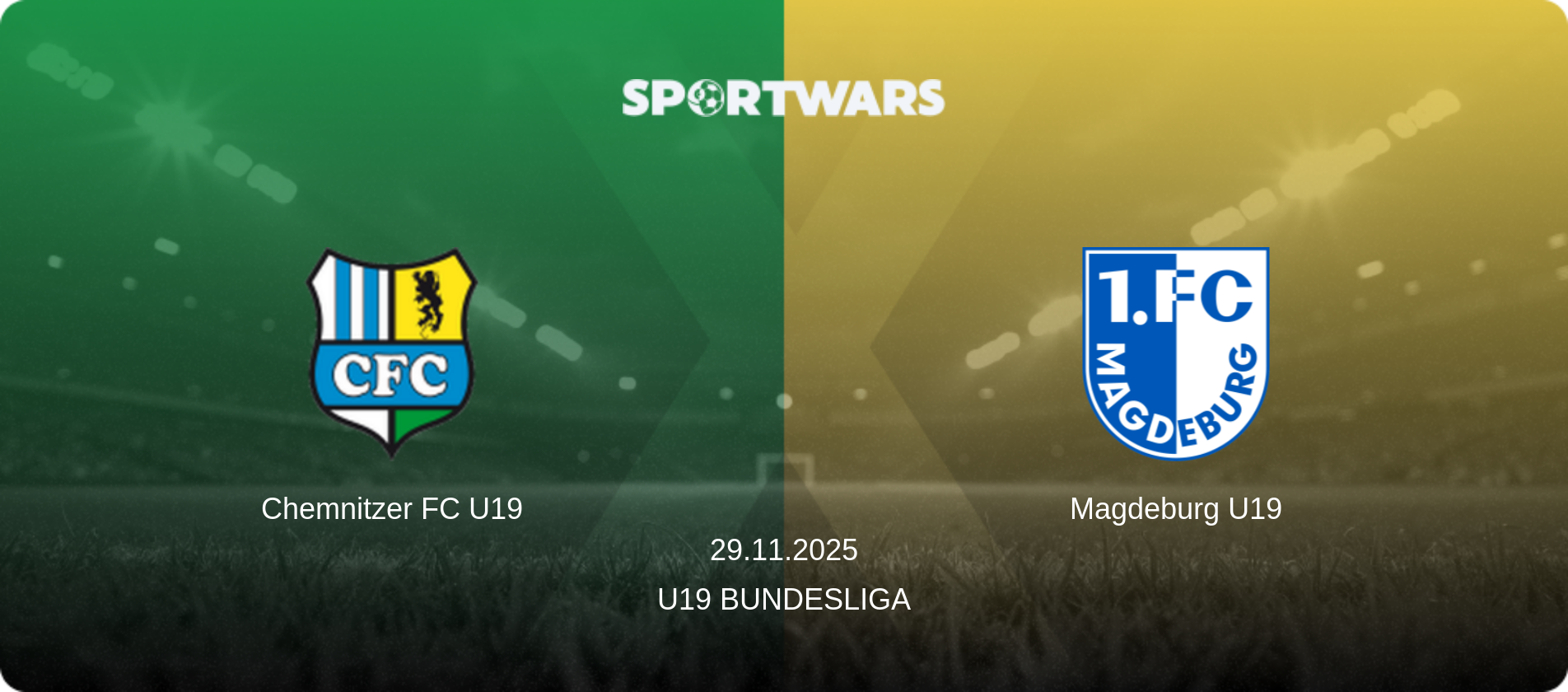 Chemnitzer FC U19 — Magdeburg U19, 29.11.2025 — U19 Bundesliga (match preview)