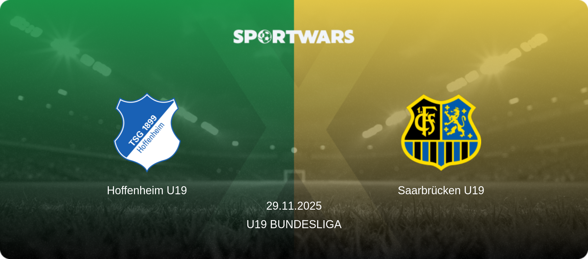 Hoffenheim U19 — Saarbrücken U19, 29.11.2025 — U19 Bundesliga (match preview)