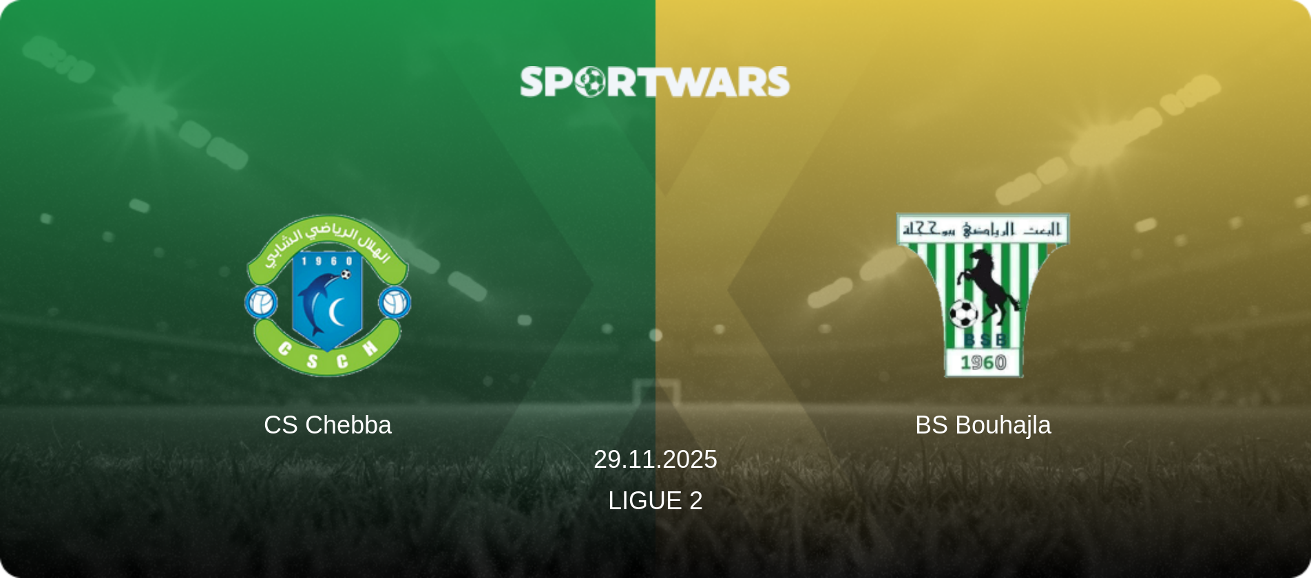 CS Chebba — BS Bouhajla, 29.11.2025 — Ligue 2 (match preview)