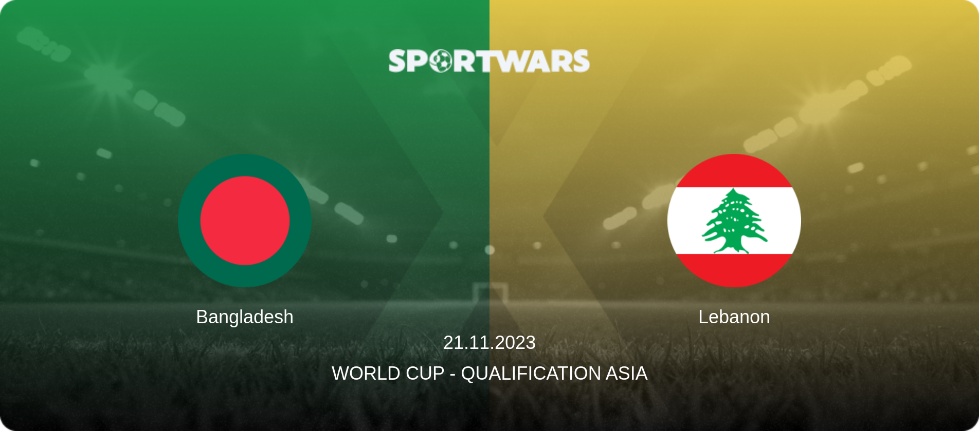 Bangladesh — Lebanon, 21.11.2023 — World Cup - Qualification Asia (match preview)