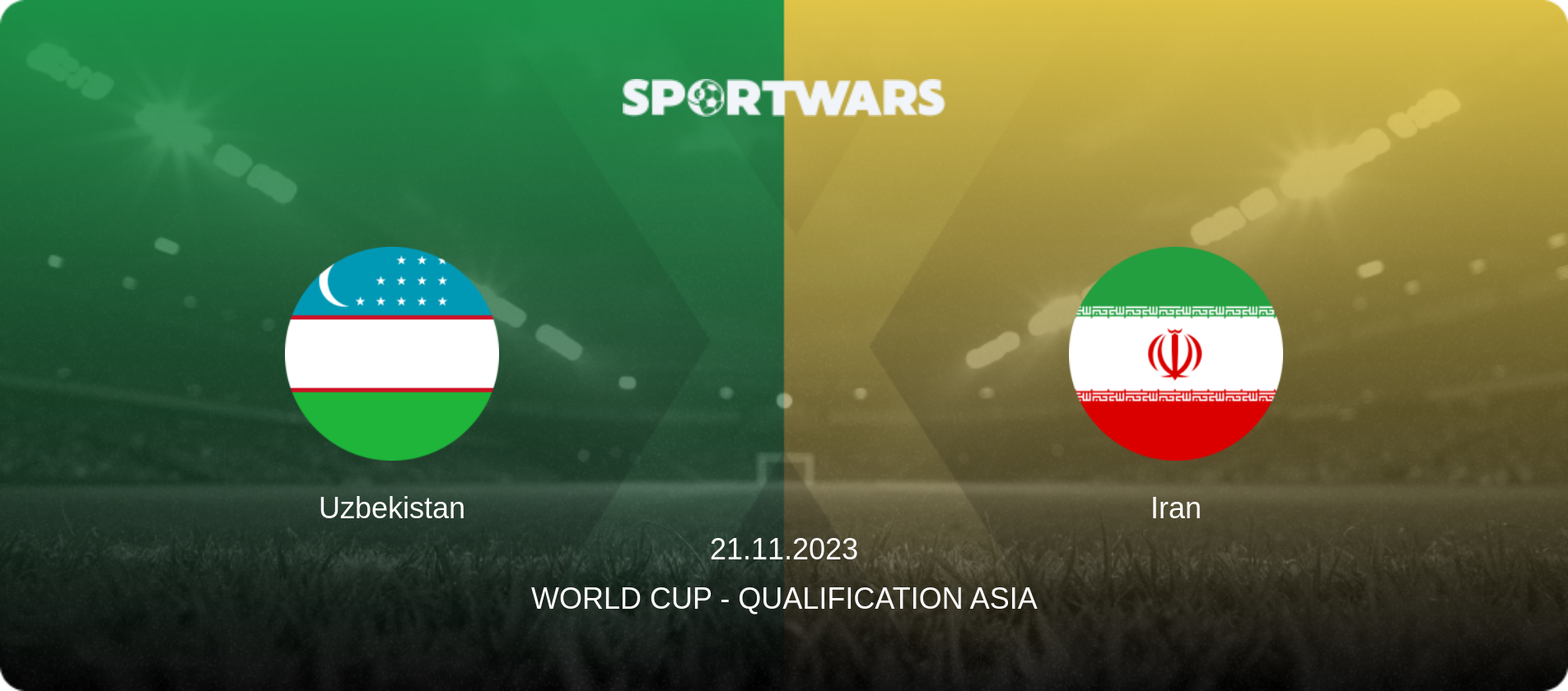 Uzbekistan — Iran, 21.11.2023 — World Cup - Qualification Asia (match preview)