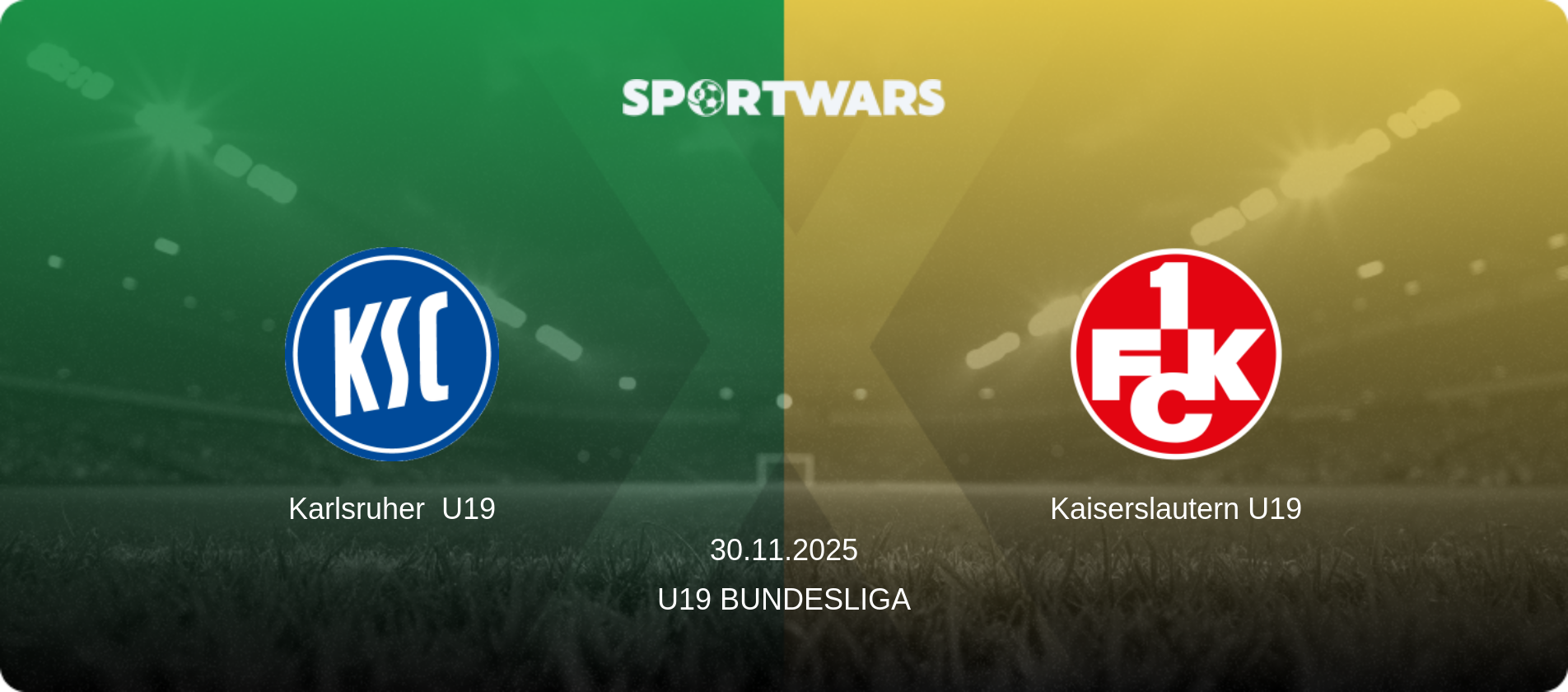 Karlsruher  U19 — Kaiserslautern U19, 30.11.2025 — U19 Bundesliga (match preview)