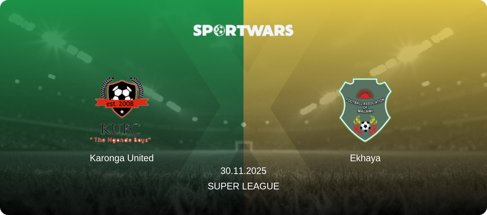 Karonga United — Ekhaya, 30.11.2025 — Super League (match preview)