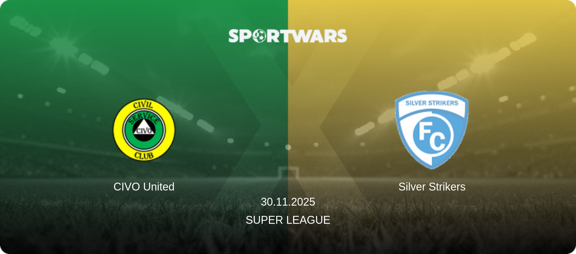 CIVO United — Silver Strikers, 30.11.2025 — Super League (match preview)