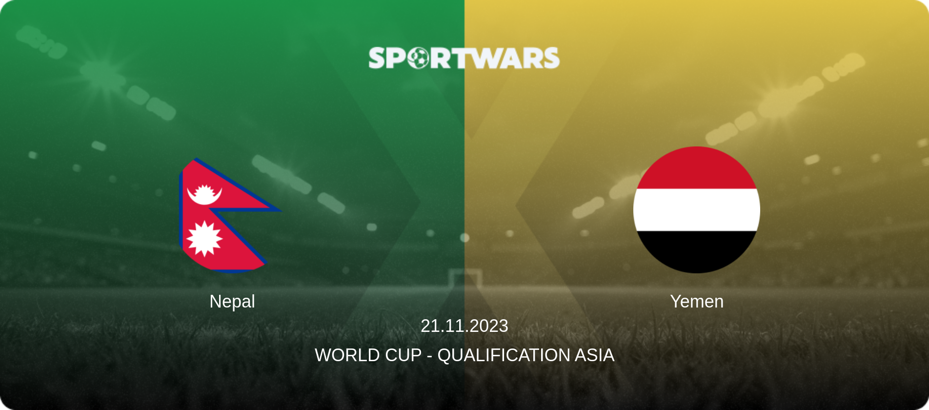 Nepal — Yemen, 21.11.2023 — World Cup - Qualification Asia (match preview)