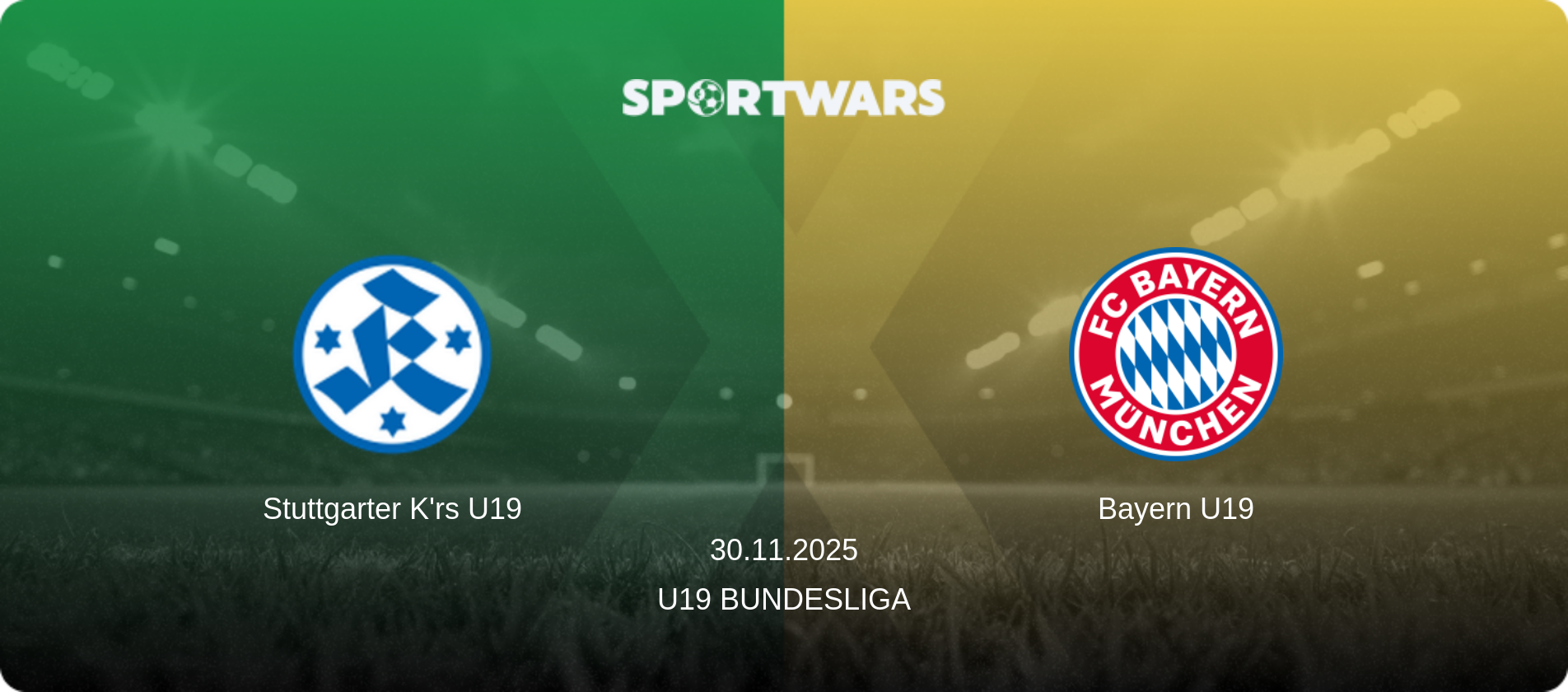 Stuttgarter K'rs U19 — Bayern U19, 30.11.2025 — U19 Bundesliga (match preview)