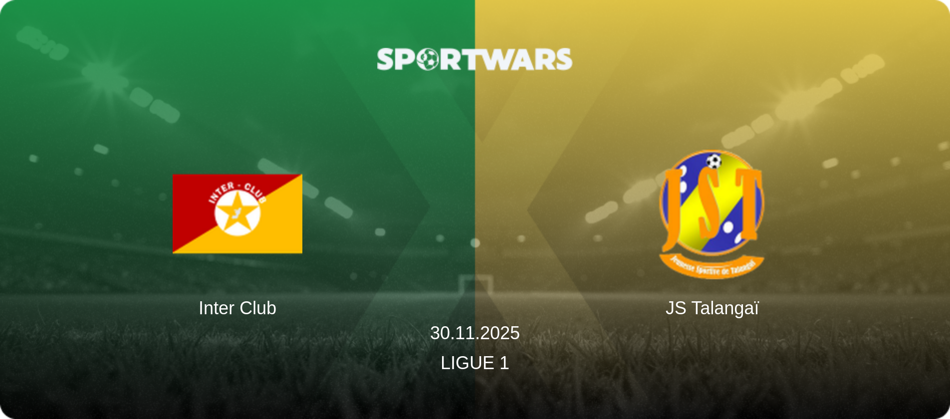 Inter Club — JS Talangaï, 30.11.2025 — Ligue 1 (match preview)