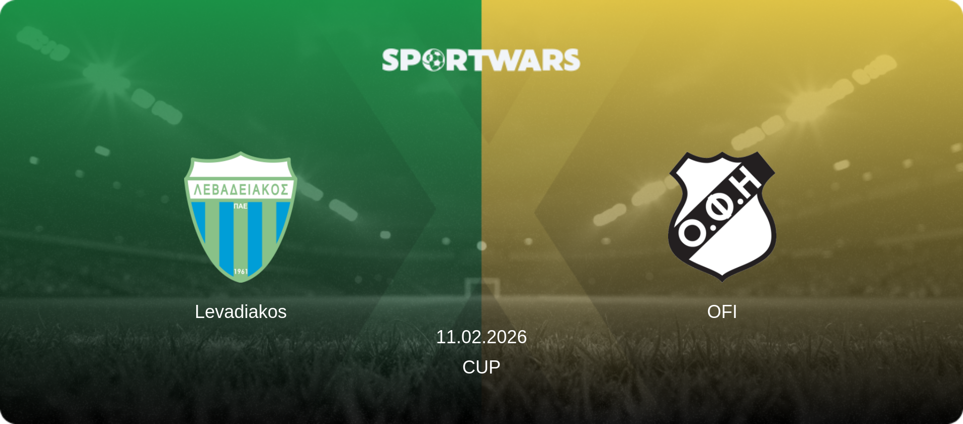 Levadiakos — OFI, 11.02.2026 — Cup (match preview)