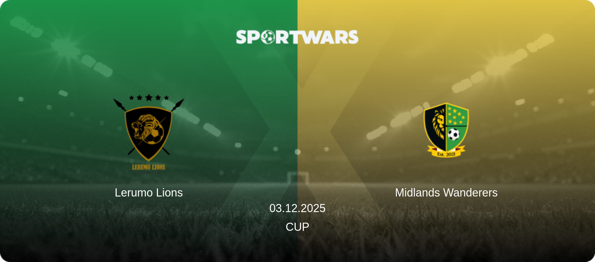 Lerumo Lions — Midlands Wanderers, 03.12.2025 — Cup (match preview)