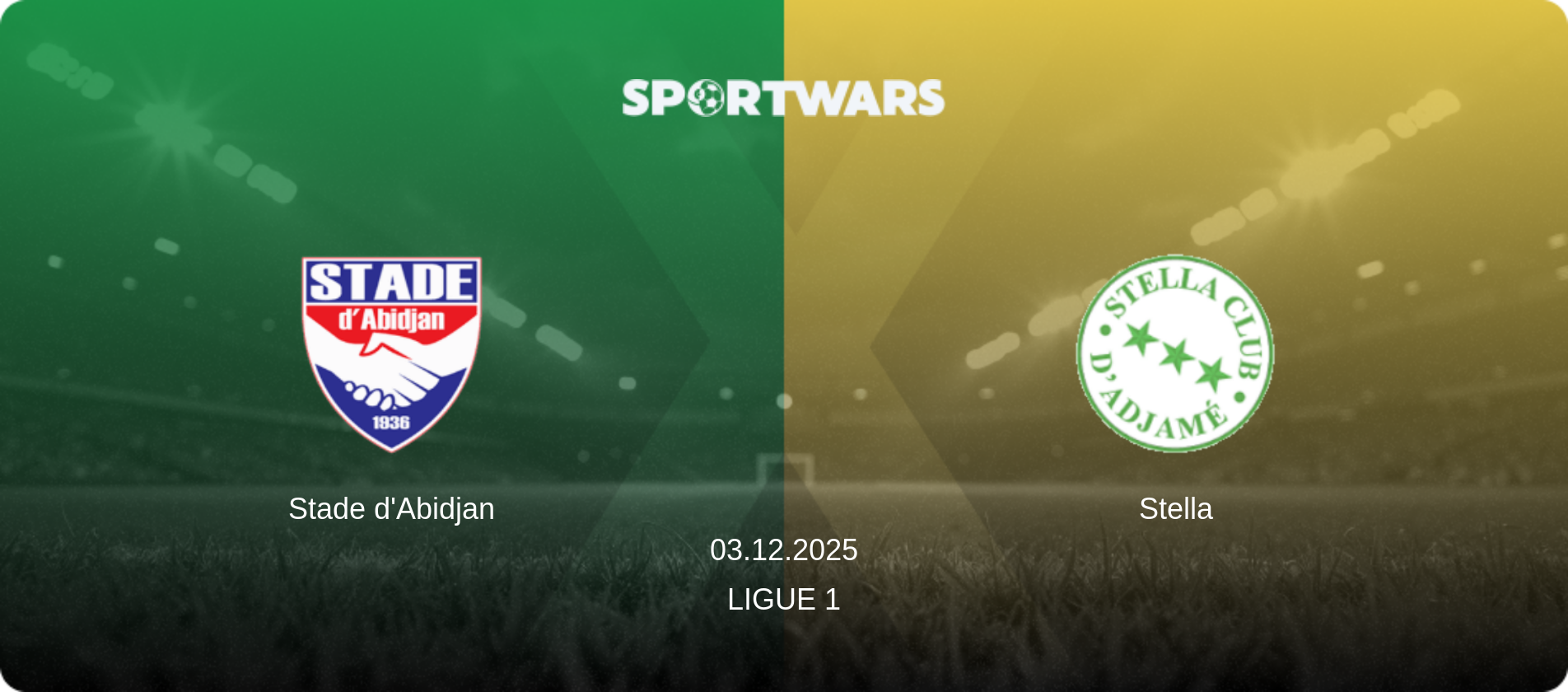 Stade d'Abidjan — Stella, 03.12.2025 — Ligue 1 (match preview)
