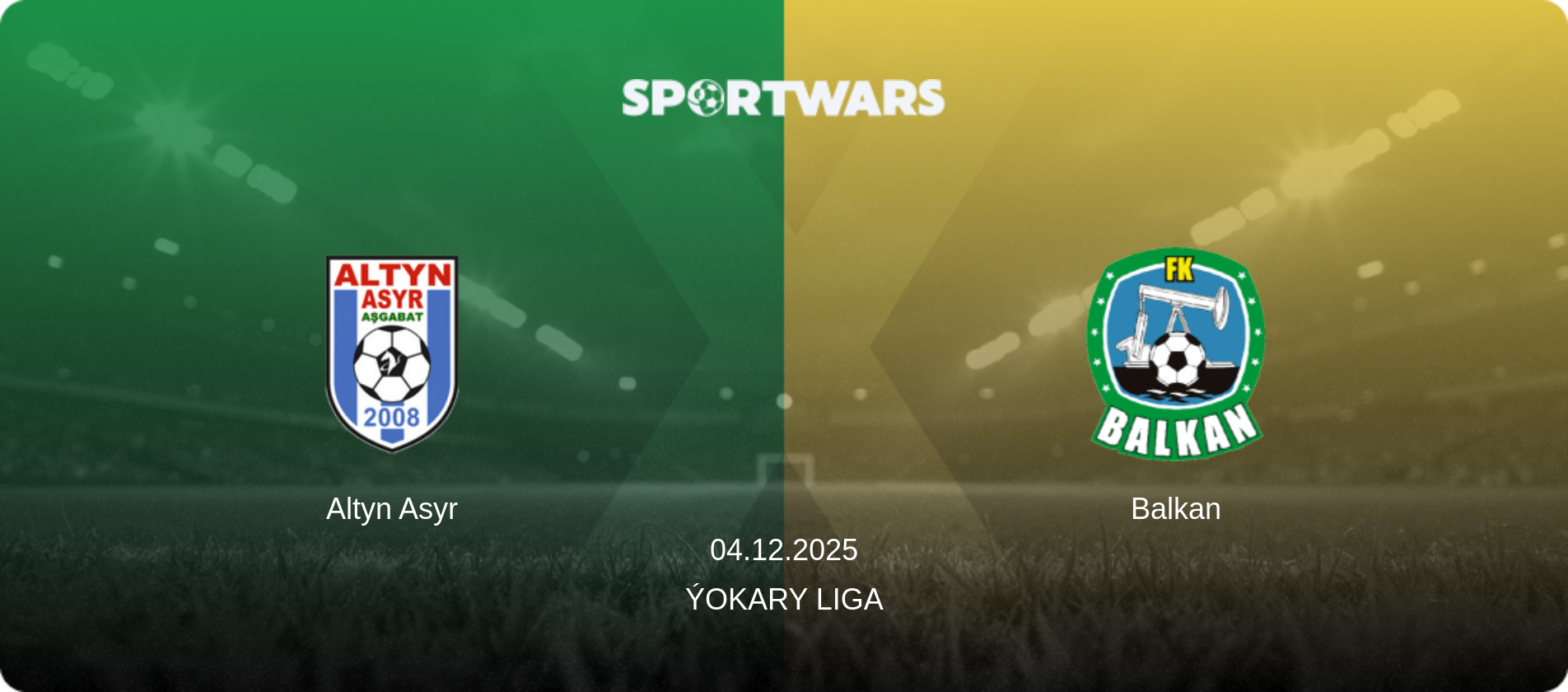 Altyn Asyr — Balkan, 04.12.2025 — Ýokary Liga (match preview)