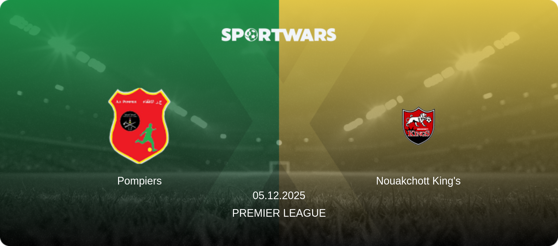 Pompiers — Nouakchott King's, 05.12.2025 — Premier League (match preview)