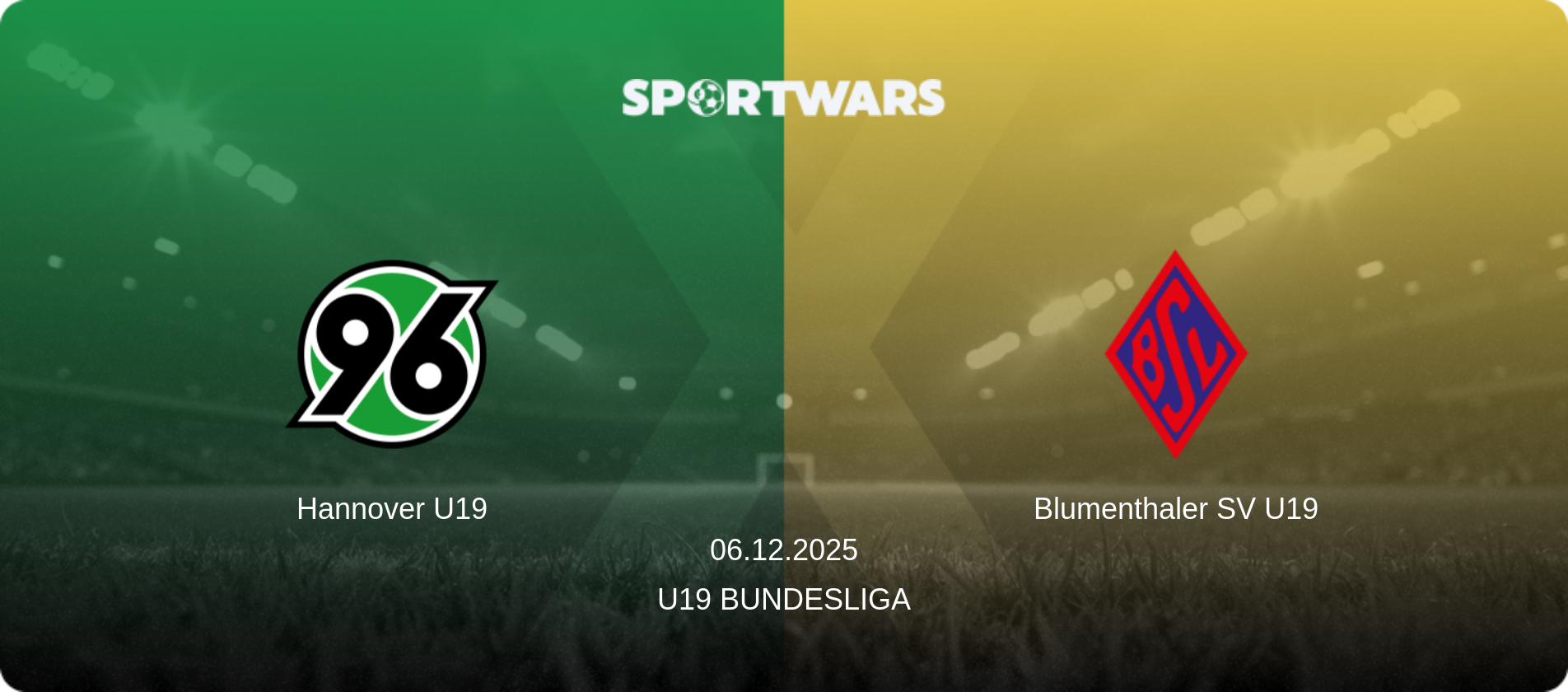 Hannover U19 — Blumenthaler SV U19, 06.12.2025 — U19 Bundesliga (match preview)