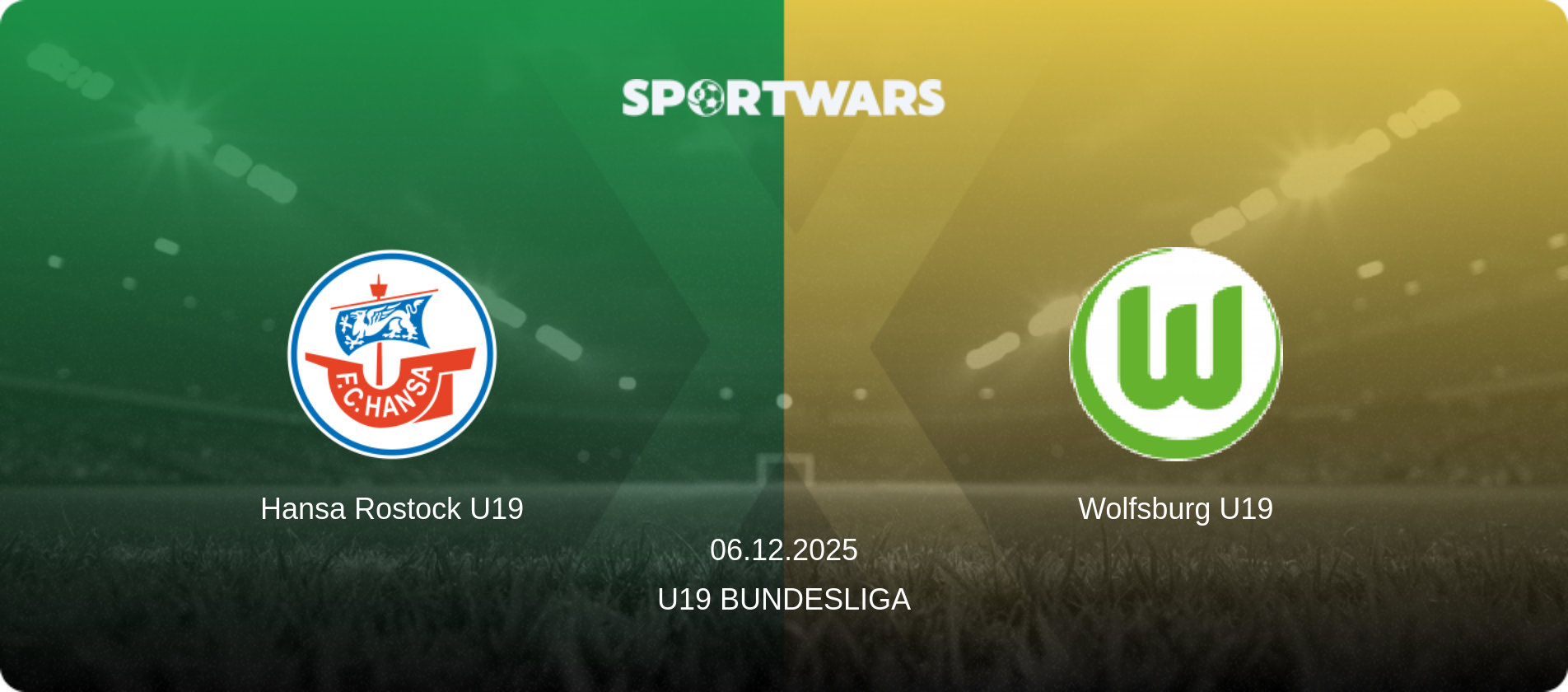 Hansa Rostock U19 — Wolfsburg U19, 06.12.2025 — U19 Bundesliga (match preview)