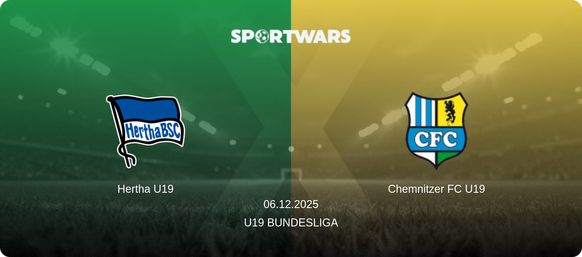 Hertha U19 — Chemnitzer FC U19, 06.12.2025 — U19 Bundesliga (match preview)