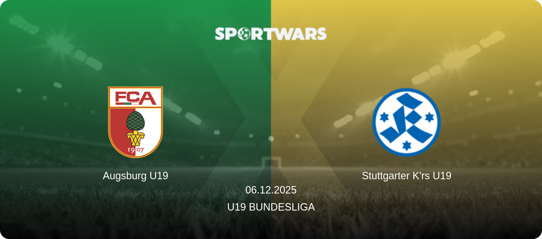 Augsburg U19 — Stuttgarter K'rs U19, 06.12.2025 — U19 Bundesliga (match preview)