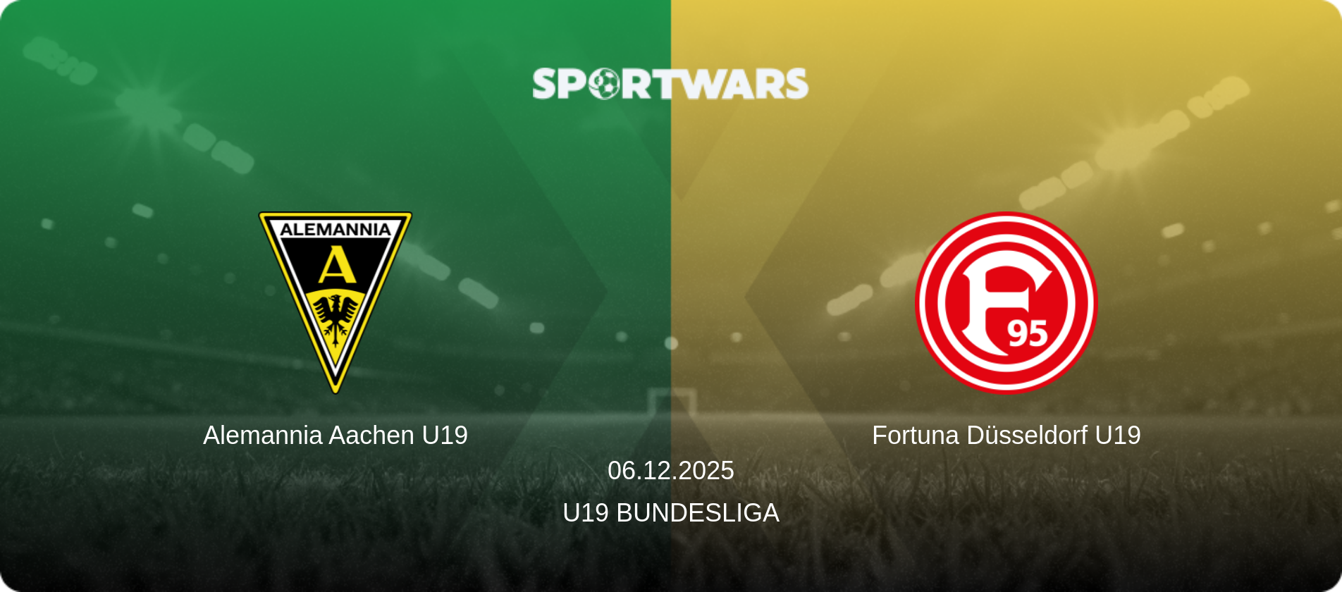 Alemannia Aachen U19 — Fortuna Düsseldorf U19, 06.12.2025 — U19 Bundesliga (match preview)