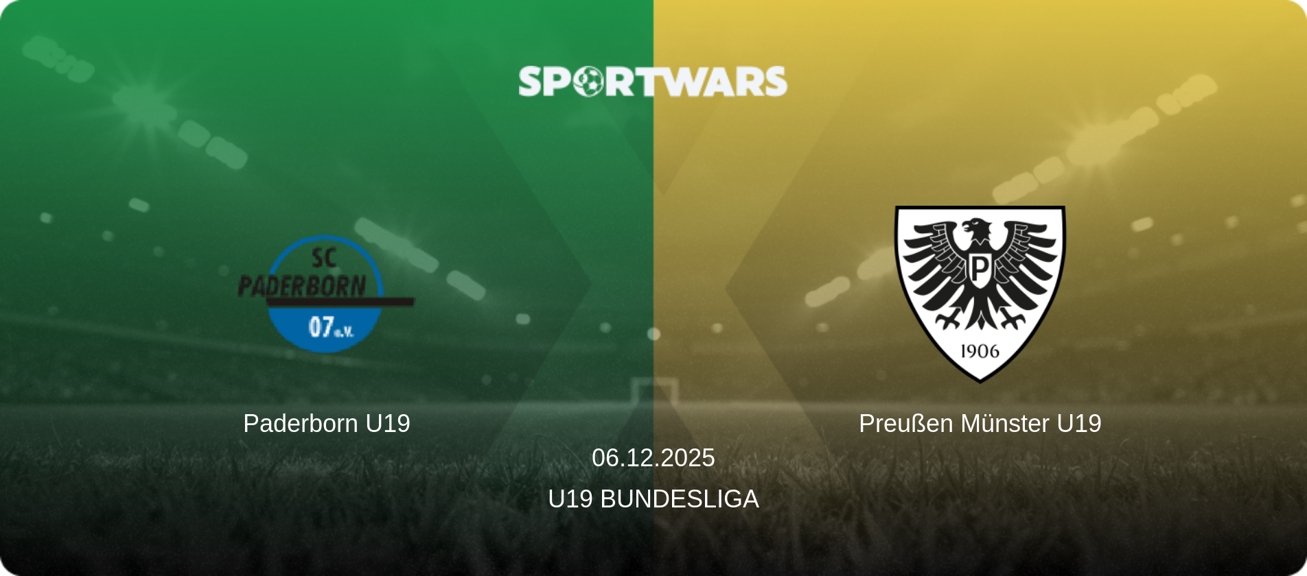 Paderborn U19 — Preußen Münster U19, 06.12.2025 — U19 Bundesliga (match preview)