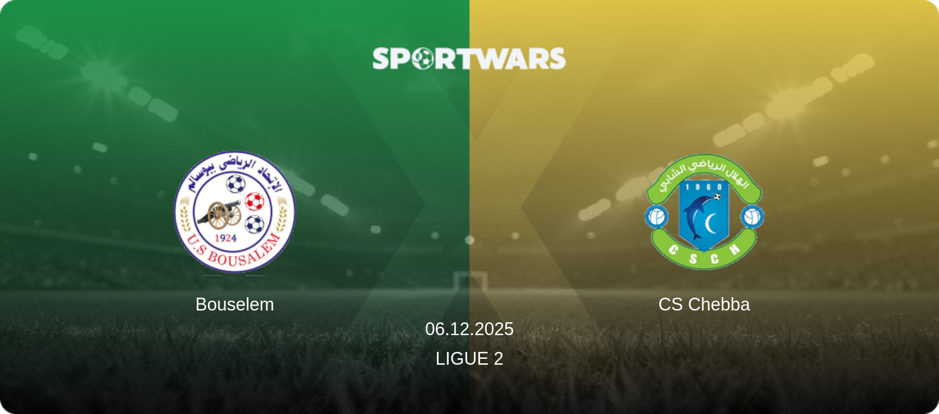 Bouselem — CS Chebba, 06.12.2025 — Ligue 2 (match preview)