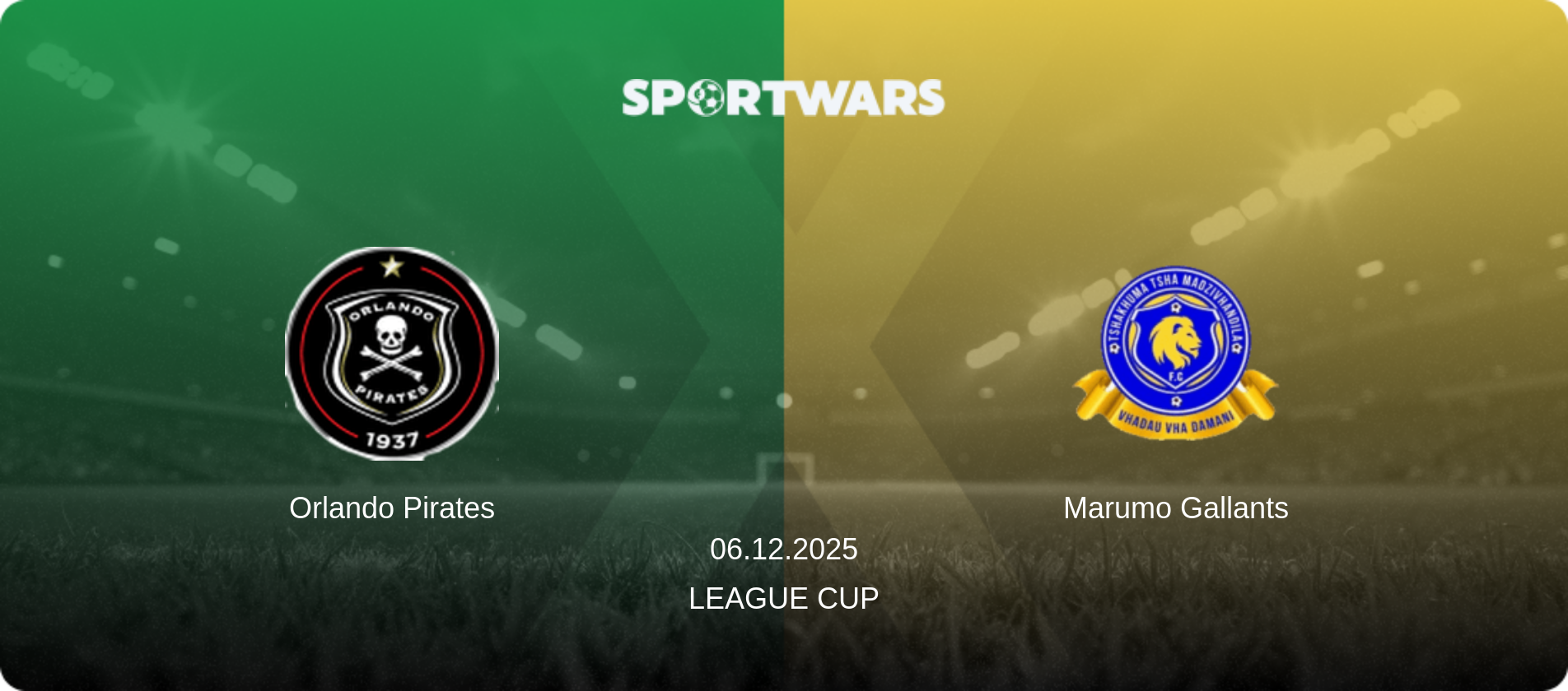Orlando Pirates — Marumo Gallants, 06.12.2025 — League Cup (match preview)